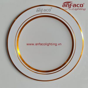 Đèn Anfaco downlight âm trần AFC 428 7W 9W 12W viền vàng