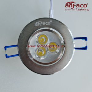 Đèn downlight âm trần xoay góc Anfaco AFC 510 3W