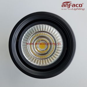 Đèn Anfaco lon nổi AFC 647D 7W 12W vỏ đen xoay góc