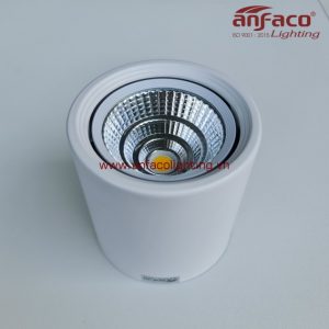 AFC-647T Đèn Anfaco lon led nổi downlight xoay góc AFC647T 7W 12W vỏ trắng ánh sáng trắng 6500K ánh sáng trung tính 4200K, ánh sáng vàng 3200K