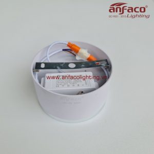 AFC-649T Đèn downlight lon nổi Anfaco AFC649T vỏ trắng 12W