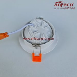 AFC-672T 5W Đèn Anfaco led downlight âm trần xoay góc AFC672T 5W vỏ trắng ánh sáng trắng 6500K ánh sáng trung tính 4200K, ánh sáng vàng 3200K