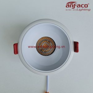 AFC-744T Đèn downlight âm trần Anfaco AFC744T vỏ trắng 10W 3 chế độ