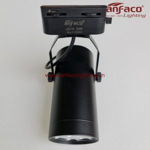 Đèn chiếu tiêu điểm Spotlight Anfaco AFC-888D-7W vỏ đen gắn ray