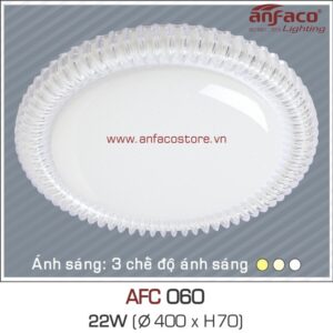 Đèn Anfaco LED ốp trần nhựa AFC 060-22W