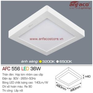 Đèn Anfaco LED panel ốp trần nổi AFC 556-36W