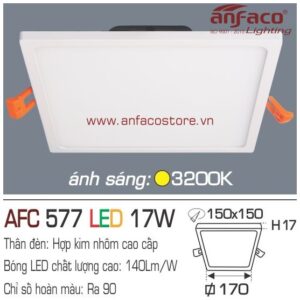 Đèn Anfaco LED downlight âm trần AFC 577-17W