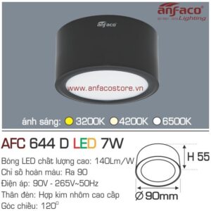 Đèn Anfaco LED downlight nổi AFC 644D 7W