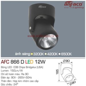 Đèn Anfaco LED tiêu điểm AFC 816D 12W đế ngồi