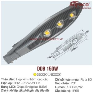 Đèn đường LED Anfaco DDB 150W