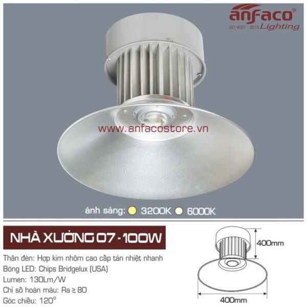 Đèn Anfaco LED highbay AFC NX 07-100W