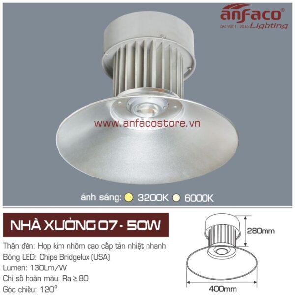 Đèn Anfaco LED highbay AFC NX 07-50W