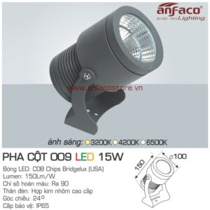 Đèn Anfaco LED pha cột AFC 009-15W