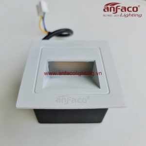 Đèn Anfaco gắn vách bậc cầu thang AFC 3W viền trắng