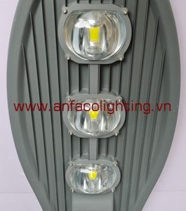 DDB-150 Đèn đường led chống sét Anfaco DDB150W hình chiếc lá ánh sáng trắng, vàng