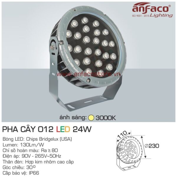 Đèn Anfaco LED pha cây AFC 012-24W