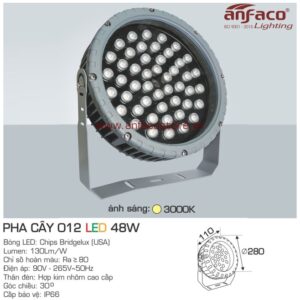 Đèn Anfaco LED pha cây AFC 012-48W