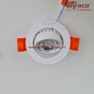 AFC-689 Đèn LED âm trần Anfaco xoay góc AFC689 3W 5W 7W 10W ánh sáng trắng 6500K trung tính 4200K vàng 3200K