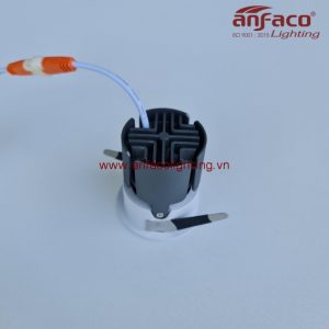 AFC-665 Đèn Anfaco lon led downlight âm trần xoay góc AFC665 5W 7W 15W vỏ trắng ánh sáng trắng 6500K ánh sáng trung tính 4200K, ánh sáng vàng 3200K