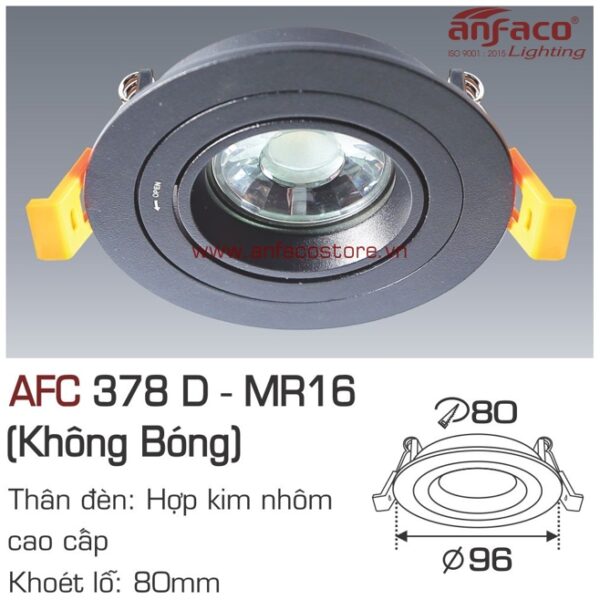 Đèn Anfaco downlight âm trần AFC 378D LED MR16