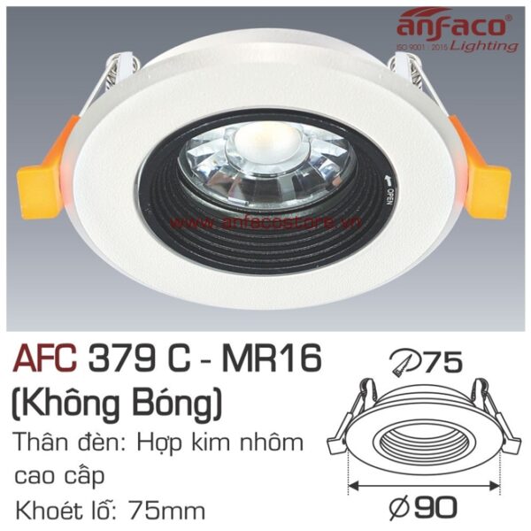 Đèn Anfaco downlight âm trần AFC 379C LED MR16