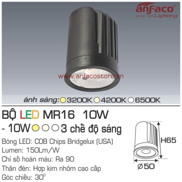 Bộ LED Anfaco AFC MR16-10W