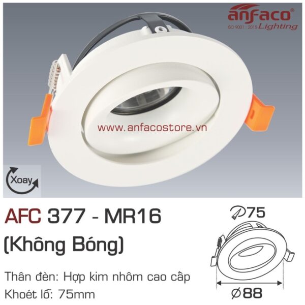 Đèn Anfaco downlight âm trần AFC 377 LED MR16