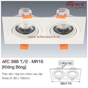 Đèn Anfaco downlight âm trần AFC 388T/2 LED MR16