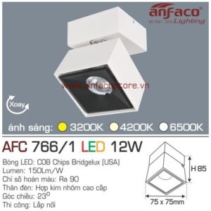 Đèn Anfaco LED downlight nổi AFC 766/1-12W