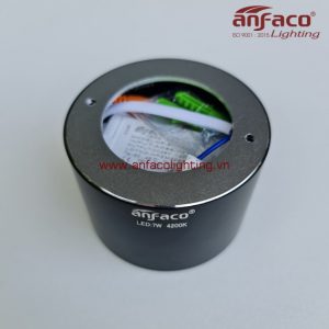 Đèn Anfaco downlight lon nổi AFC-553D vỏ đen 7W 12W