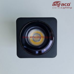 AFC-779-12W đèn Anfaco vuông gắn nổi xoay góc 360° độ AFC779 12W vỏ đen