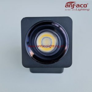 AFC-779-12W đèn Anfaco vuông gắn nổi xoay góc 360° độ AFC779 12W vỏ đen