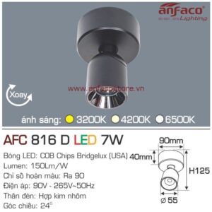 Đèn Anfaco LED tiêu điểm AFC 816D 7W đế ngồi