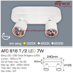 Đèn Anfaco LED tiêu điểm AFC 818/2T 7W đế ngồi