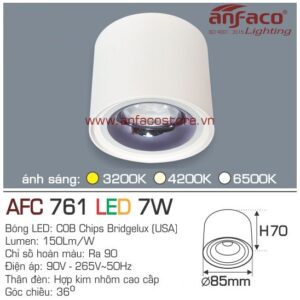 Đèn Anfaco LED downlight nổi AFC 761-7W