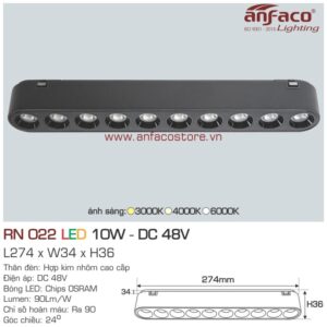 Đèn LED ray nam châm nổi siêu mỏng Anfaco AFC RN 022-10W