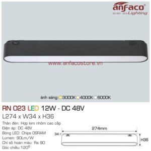 Đèn LED ray nam châm nổi siêu mỏng Anfaco AFC RN 023-12W
