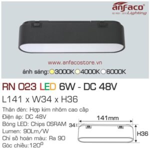 Đèn LED ray nam châm nổi siêu mỏng Anfaco AFC RN 023-6W