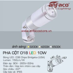 Đèn Anfaco LED pha cột AFC 018-10W